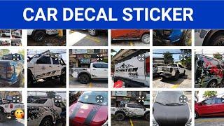 Car Decal Sticker Clients from different Places