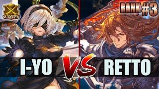 GBVSR  I-yo 2B vs Retto Siegfried  High Level Gameplay