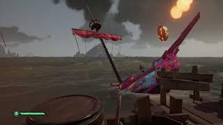 Devils Roar Volcano Hits a Ship as it Sinks  Sea Of Thieves Funny Videos