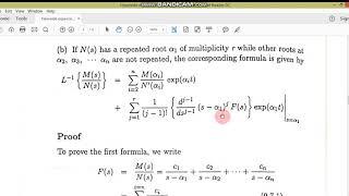 Heaviside expansion theorem for Laplace transformMM-IM.Adnan Anwar