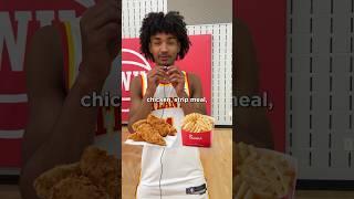 3 rookies walk into a Chick-fil-A…which one has the best order?? #nba #atlhawks #chickfila