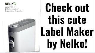 CHECK OUT THIS CUTE LABEL MAKER BY NELKO ️️