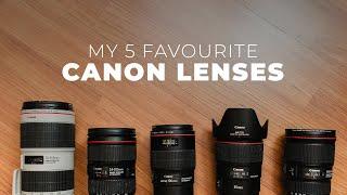 My 5 Favourite Canon EF Lenses with photo examples