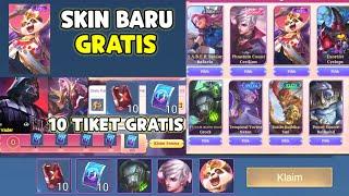 10 TIKET TAMBAHAN GRATIS  CARA DAPAT SKIN EPIC ANNIVERSARY GRATIS & PANEN BANYAK SKIN GRATIS