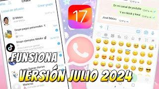 Whatsapp Estilo Iphone  Whatsapp no vincula? Ultima versión JULIO 2024 