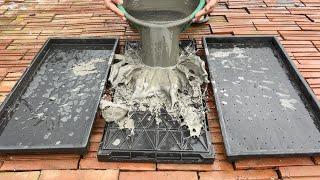 Amazing idea  Its simple for you to create a beautiful and easy cement product for yourself 