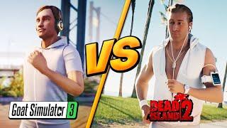 Goat Simulator 3 Vs Dead Island  2 Trailer Comparison synchronized