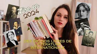 Lire en 2024  Des grands livres de littérature internationale 