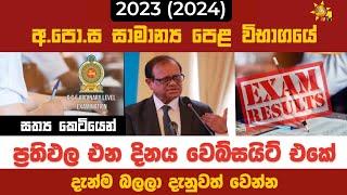 2023 2024 OL Exam Results releasing date   Exam results  ol results  release date samanyapela