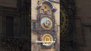 the oldest clock in the world  #prague