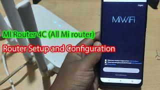 MI router 4c setup guide with Mobile