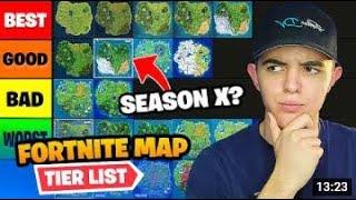 Ranking EVERY Fortnite Map Chapter 1 - Chapter 3