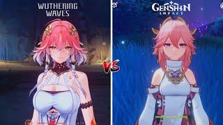 Changli VS Yae Miko  Gameplay Comparison Side By Side