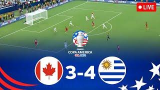 CANADA vs URUGUAY  CONMEBOL COPA AMÉRICA USA 2024 PARTIDO COMPLETO