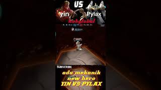 ADU MEKANIK NOB GLOBAL YIN VS PYLAX mobile legends advance server #shorts