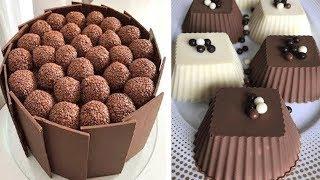 Most Satisfying Chocolate Cake Decorating Tutorials  Top 10 Easy Chocolate Cake Decorating Ideas