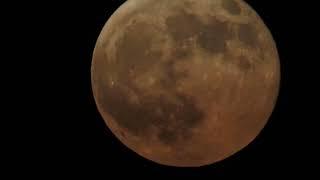 OVNI Pasa Frente A La Luna De Sangre Blood Moon Eclipse UFO Passes Over The Moon