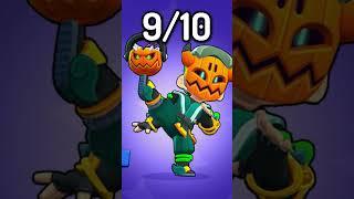 Ranking Every Fang Skin #brawlstars #brawlstarsgame #shorts