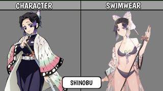 DEMON SLAYER CHARACTERS IN SWIMSUIT  PlayNetCity