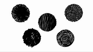 Baby Sensory  Mozart Classical Music Medley  Black White High Contrast  Hand drawn dots fun video