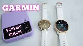 Garmin Watch Find My Phone Demo