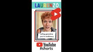 ️‍telling grandma youre nonbinary #comedy #shorts #lgbt SUBSCRIBE TO MY CHANNEL