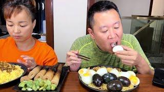 吃啥啥不剩，干啥啥不行，忍不了#eating show#eating challenge#husband and wife eating food#eating#mukbang#asmr eating