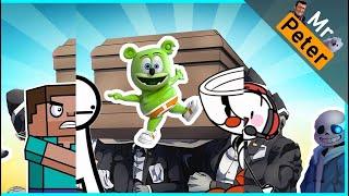 Multimix Minecraft Animation & Asdfmovie & Cuphead Animation & Henry Stickmin Mashup @mrpetervideo