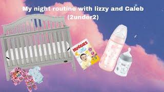 Night routine with Izzy and Caleb part 2 out on Monday  reborn life ROLEPLAY