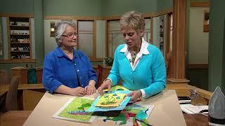 Art Quilts - Fusible Collage Workshop - Part 1  Sewing With Nancy