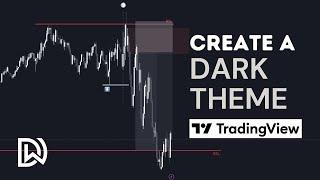 How to create a Dark Theme TradingView Setup