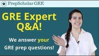 Ask Erika Live Q&A and GRE Advice