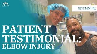 Patient Testimonial  Elbow Surgery