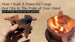 Making a DIY Metal Smiths Forge that Fits in The Palm of Your Hand