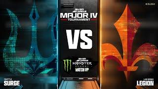 @SeattleSurge vs @LVLegion  Major IV Monster Matchup  Week 3 Day 2