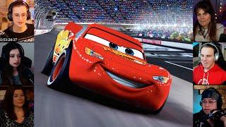 Entrance of Lightning McQueen  First Race  Cars  2006  Reaction Mashup  #cars