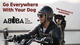 Go Everywhere With Your Dog ABUBA Dog Carrier Backpack  Pengineer
