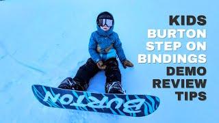 Kids Burton Step On Snowboard Boots and Bindings