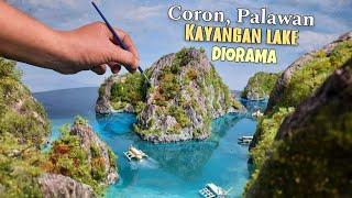 Hyper Realistic Diorama  Kayangan Lake in Coron Palawan