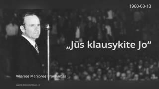 „Jūs klausykite Jo“ – 1960-03-13