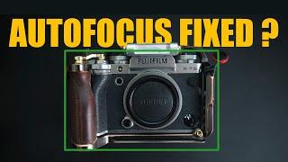 FUJIFILM X-T5 Firmware Update  - Is the Autofocus Fixed?