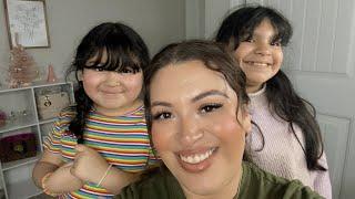 ASMR Quick Hair brushing and styling- welcome back my little cousins 🫶‍️