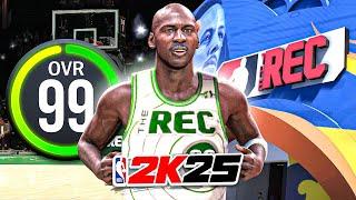 99 OVR MICHAEL JORDAN is UNGUARDABLE in the RANDOM REC NBA 2K25