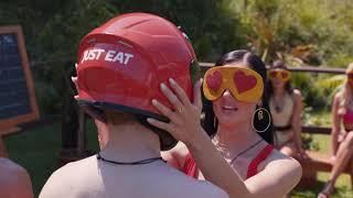 Just Eat couples up with Love Island Blindfold Challenge
