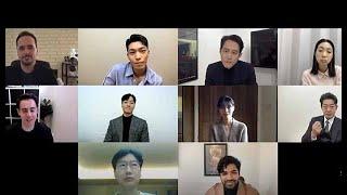 Squid Game roundtable panel with creator Hwang Dong-hyuk lead actor Lee Jung-jae cast and crew