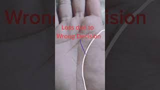 Loss due to wrong Decision #yousafpalmist #palmistryreading #handanalysis #astrologytiktok #learn