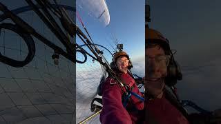 Life above the clouds #flying #paramotor #aviation #clouds #vibes