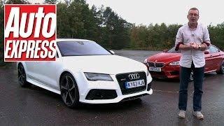 BMW M6 Gran Coupe vs Audi RS7 - Auto Express