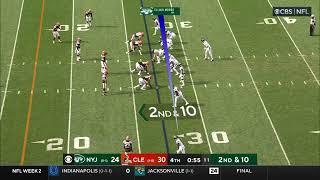  EVERY GARRETT WILSON RECEPTION VS BROWNS   The New York Jets  NFL