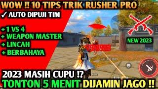 TOP 10 TRICK RUSHER PRO PLAYER 2023  CARA JADI PRO PLAYER FREE FIRE